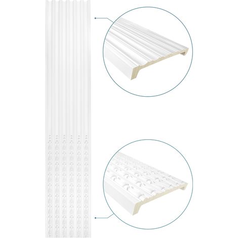 Pilaster 450x50mm Wandreliefe Stuckdekor PU - stoßfest Perfect D1545 /-47: Schaft - 2