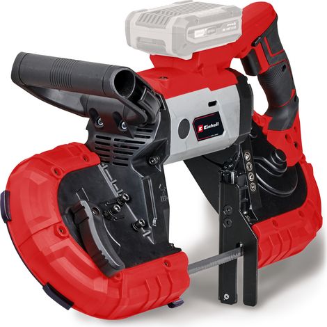 Einhell Scie à ruban sans fil TE-MB 18/127 Li-Solo PXC (18 V, hauteur de coupe 115 mm, largeur de coupe 127 mm) Livré sans batterie ni chargeur + 2 rubans (1/5)