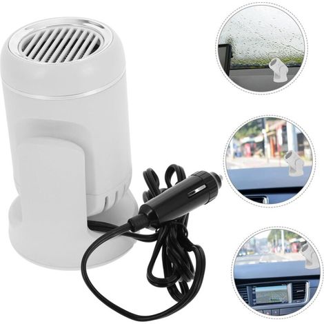 1 Radiateur Soufflant - Chauffage Électrique Pour Voiture - 200 W - Désembuage Pare-Brise - Portable - Noir (1/5)