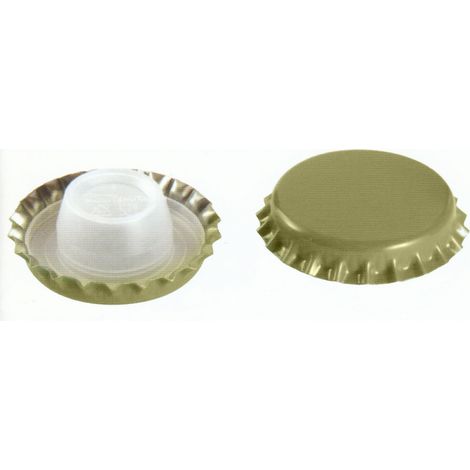 1CF TAPPO A CORONA BIDUL ALTO Ï mm. 29 PZ.200 col.oro