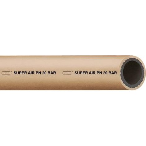 Ku.Pressluftschlauch SUPER AIR ID 25,0mm AD 33,5mm L.50m Beige TEGUMA