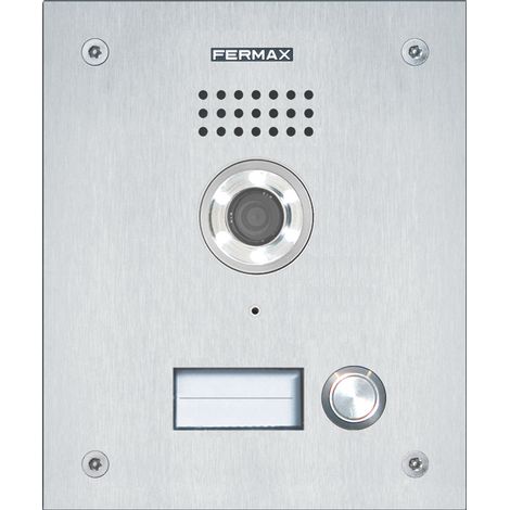 FERMAX 44338 Panneau MARINE ST1 CP101 DUOX PLUS en aluminium anodisé pour habitation, ouverture de porte, appel concierge