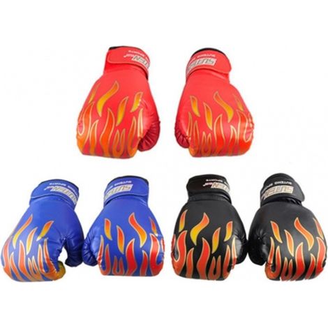 Trade Shop - Guanti Boxe Kick Boxing Guantoni Pugilato Muay Thai Sport Da Ring Protezione -