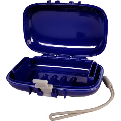 Porte-Savon de Voyage Carry-Dri EZ – Étui pour Barre de Savon Permet au Savon de sécher avec Cordon, Fermeture en Silicone, Porte-Savon de Voyage, boîte à Savon étanche avec aérations (1/5)
