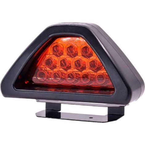 Feu Arrière - Feu Stop Triangulaire LED 12 V - Universel Pour Voiture Camion SUV Remorque Camping-Car - Troisième Feu Stop Arrière - 1 Pièce (1/4)