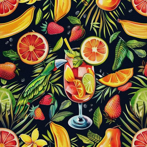 Decoffe Oxford exterior - Motiv Cocktail  DX8408 (1/5)