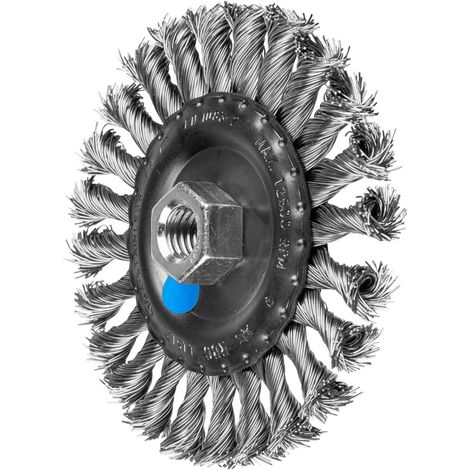 PFERD TOOLS Rundbürste gezopft RBG Ø 115x12 mm M14 Edelstahl-Draht-Ø 0,50mm Winkelschleifer (1/5)