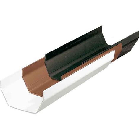 Perfil Canalón 2 metros Serie Omega R517 PVC Canalón JIMTEN  Color: Marrón