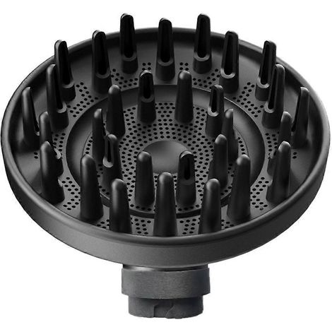 Diffuseur pour sèche-cheveux Shark FlexStyle : sèche plus rapidement et définit les cheveux ondulés et bouclés (gris foncé et gris foncé). (1/5)