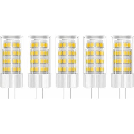 5X G4 Lampe LED 5W Ampoule Lampe 51 SMD 2835LEDs Blanc Chaud 3000K Ampoule LED quivalent lampe halogne 50W ACDC 220V YYV (1/4)