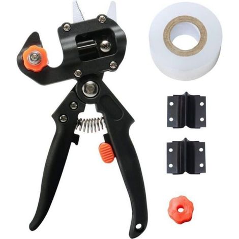 Ensemble d'Outils de Greffe de Jardin - Kit 2 en 1 avec Lames de Rechange et Rubans de Greffe pour la Taille des Branches de Odipie (1/5)