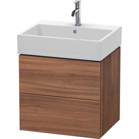 Mueble bajo encimera Duravit L-Cube, de pared, 2 cajones, 58,4 x (1/5)