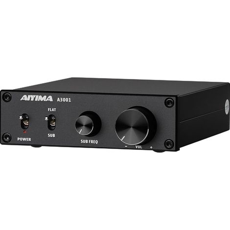 Mini amplificateur de subwoofer 200 W HiFi Mono amplificateur de puissance Classe D Ampli pleine fréquence et subbasse commutable Amps DC 24 V-48 V (1/5)
