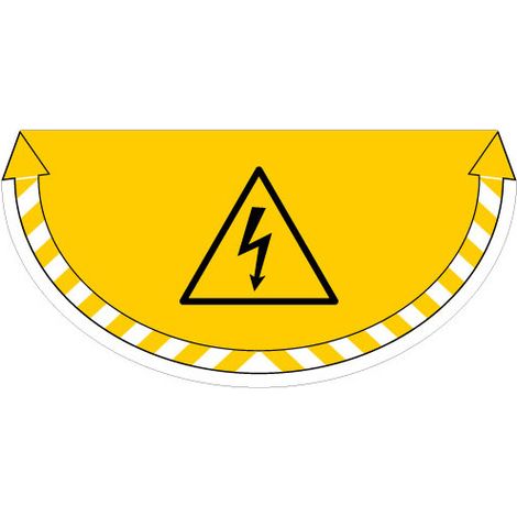 ADHESIF SOL ANTIDERAPANT SIGNALISATION DANGER ELECTRIQUE (G1263)