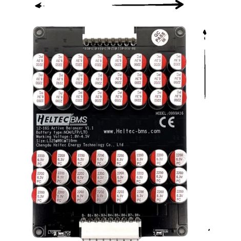 Batterie-Balancer, kompatibel mit Lithium-Typen, automatische Unterspannungs-Schutz, 12-16S 5A (1/2)