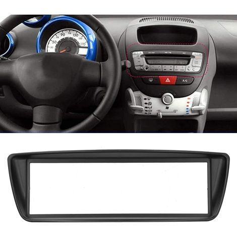 Système audio CD de console centrale, cadre de mise à niveau 1DIN, cadre avant pour Peugeot 107/Citroën C1/Toyota Aygo (à partir de 2005) (1/5)