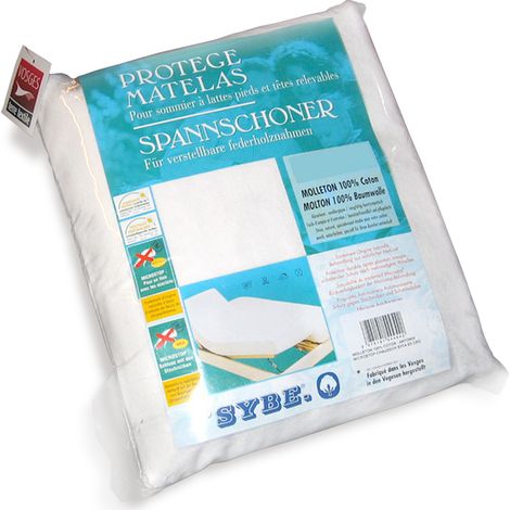 Protège matelas absorbant ANTONIN lit articulé TPR Bonnet de 23 cm 2x70x190 cm (1/5)