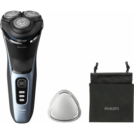 Philips Shaver 3000 Series S3243/12 noir bleu rasoir électrique (1/5)