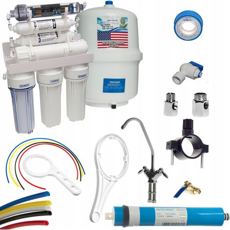 Osmoseur domestique 7 étapes de filtration RO7 à effet décontaminant
