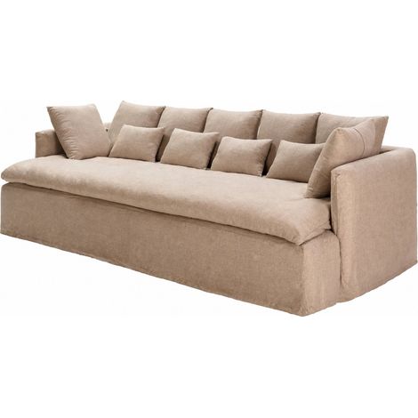 Canapé 3 places beige au confort généreux - beige (1/5)