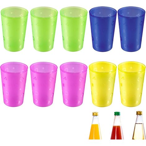 Westmark Bicchieri, 10 pezzi, Colori assortiti, Capacità: 0,3 l, Plastica, Trend, 510822E2 (1/5)