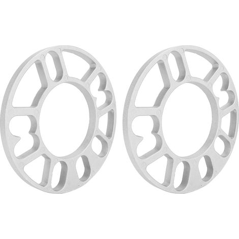 cales d'espacement de roue en alliage d'aluminium de 10 mm, compatibles avec les jantes à 4/5 goujons. (1/5)