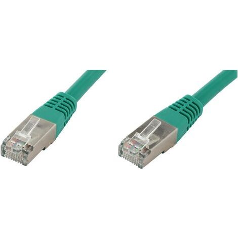 econ connect F6TP0,5GN RJ45 Câble réseau, câble patch CAT 6 S/FTP 0.50 m vert paire blindée 1 pc(s) C686781 (1/3)
