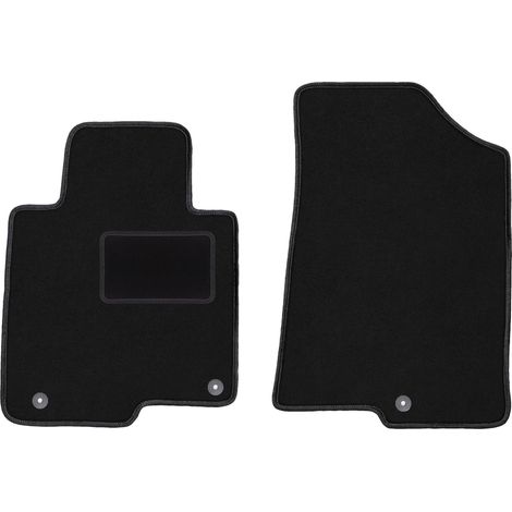 Tappetini anteriori per auto per: Kia Optima IV SW station wagon (2015-) neri (1/5)