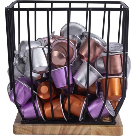 Porte-dosettes de café extra large, porte-dosettes K-Cup pour petits espaces de comptoir, support de rangement pour dosettes K-Cup, panier à dosettes de café, organisateur de station café, accessoires