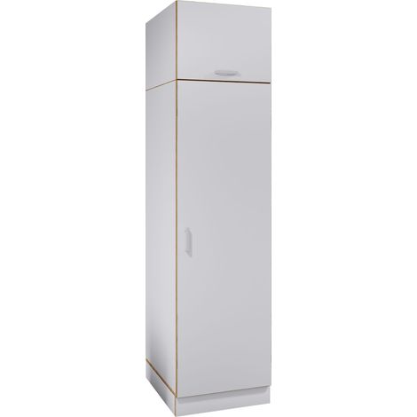 Armario multiusos con 4 compartimentos y puerta Rislo 200x50x60 - VCM
