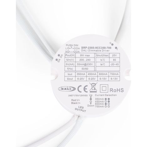 Driver dimmable DALI DT6 monochrome - 220-240V - Output 6-25V DC