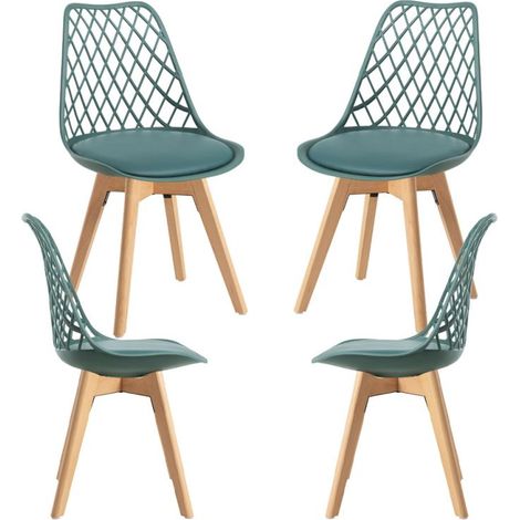 Packs Sillas Comedor - Pack 4 Sillas Mima - Verde oscuro