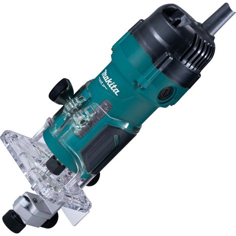 Makita – Fraiseuse à une main 530 W – Réglage de profondeur précis – Moteur 35 000 min⁻¹ – Pour bois dur – SKU M3702B