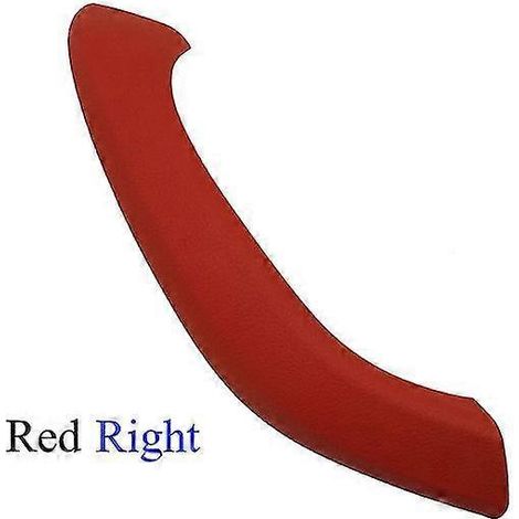 Garniture de poignée de porte intérieure couleur fibre de carbone améliorée pour BMW X1 X2 F48 F49 F39 2016-2020 - Poignées de porte intérieures - Rouge (côté droit) (1/4)