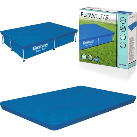 Rechteckige abdeckung 224 x 154 cm bestway 58103