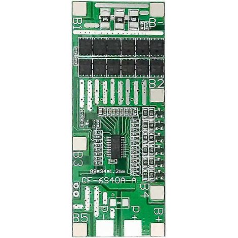6s 24V Ternary avec égalisation même bouche Bms Lithium Battery Protection Board pour véhicule électrique (1/5)