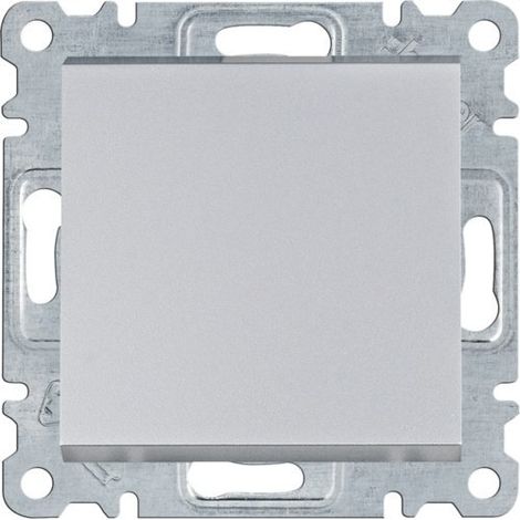 Lumina 1-poliger Schalter silber WL0012