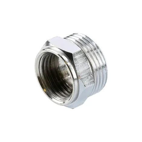 Garis D06002C racor macho 15/21 hembra 12/17 cromado