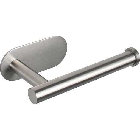 Toilettenpapierhalter, Toilettenrollenhalter aus verdicktem, hochwertigem Edelstahl SUS304, rostbeständig, kein Bohren erforderlich, geeignet für Toiletten und Küchen