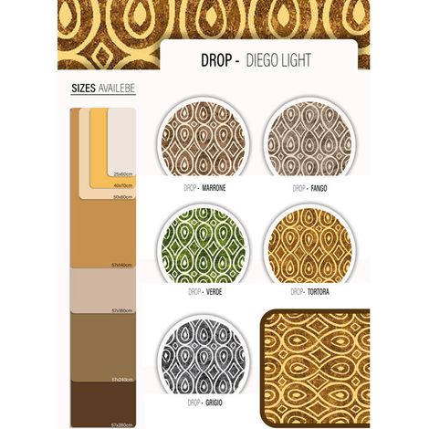 TAPPETO CUCINA DROP 57X180 CM ASSORTITO- 10,0 pz