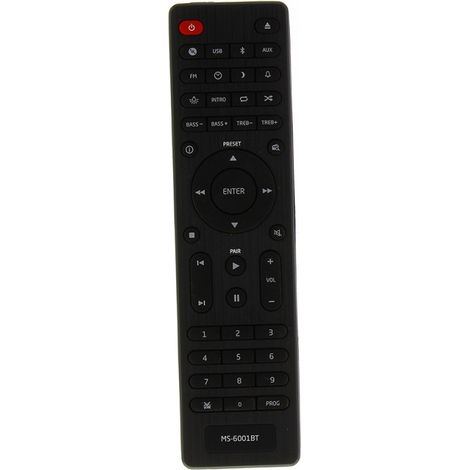 Telecommande 9005357 pour Chaîne Hi fi ESSENTIEL B CHAINE HIFI ESSENTIELB MS-6001 BLUETOOTH