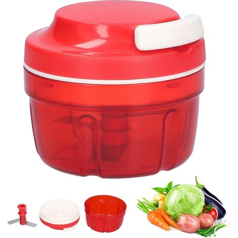 Coupe-oignons, Coupe-Légumes Ménage Cordon Conception Manuel Légumes Hachoir Broyeur Viande Mélangeur Fournitures De Cuisine