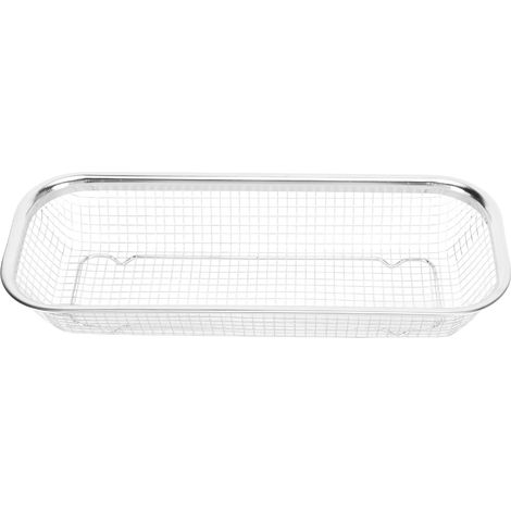 Abtropfkorb aus Edelstahl, multifunktionaler Abtropfkorb für Besteck, Essstäbchen, Messer, Löffel, Netztyp (1/5)