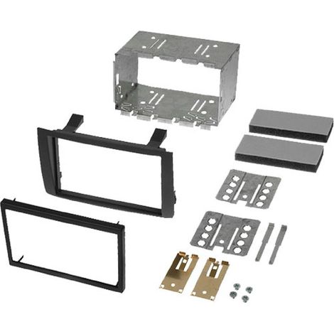 Kit facade Autoradio FA161C compatible avec Fiat Idea 03-11 - Gris