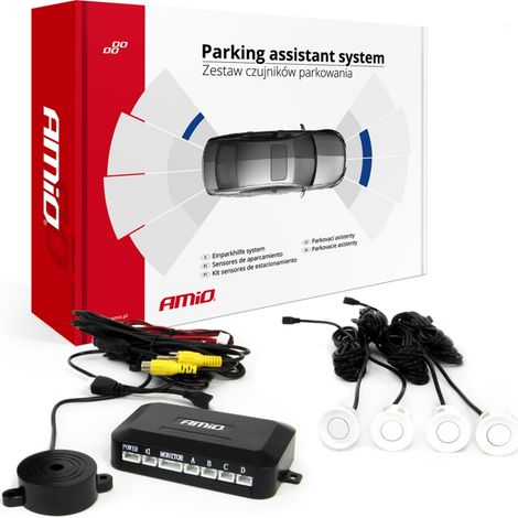 Kit de sensor de cámara y pantalla LCD blanca de 22 mm amio-02991