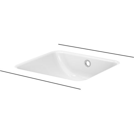 BETTE A135-424 Lavabos rectangle One sous-meuble (1/2)