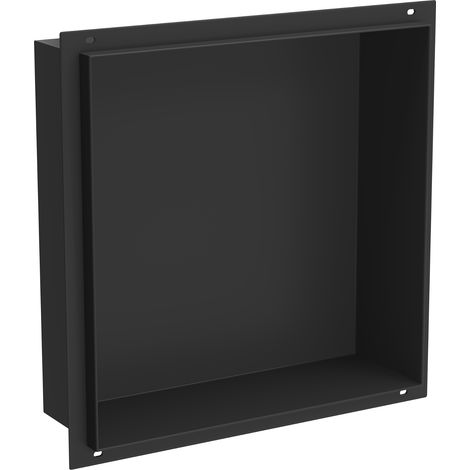 Mexen X-Wall-NR Nischenregal ohne Blende 30 x 30 cm, schwarz - 1971303010 (1/5)