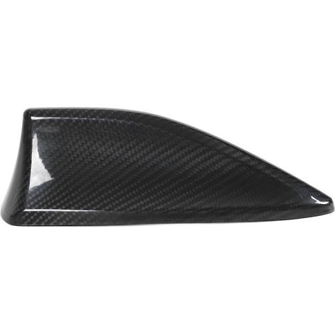 Cache d'antenne aileron de requin noir autocollant en fibre de carbone, remplacement pour GR (1/4)