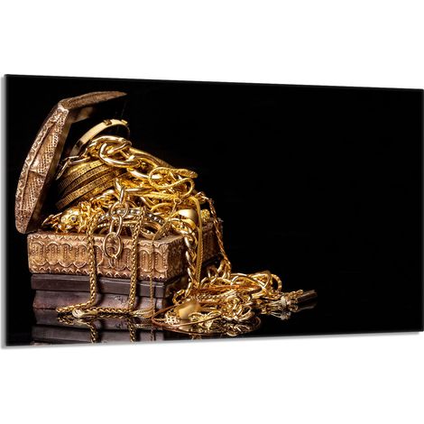 Glasherdplattenschutz 80x52 Gold (1/5)