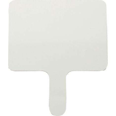 Tableau blanc portable à double face avec ardoise effaçable à sec, accessoire de jeu pour salle de classe-24.50X20.50X0.30CM-White (1/3)